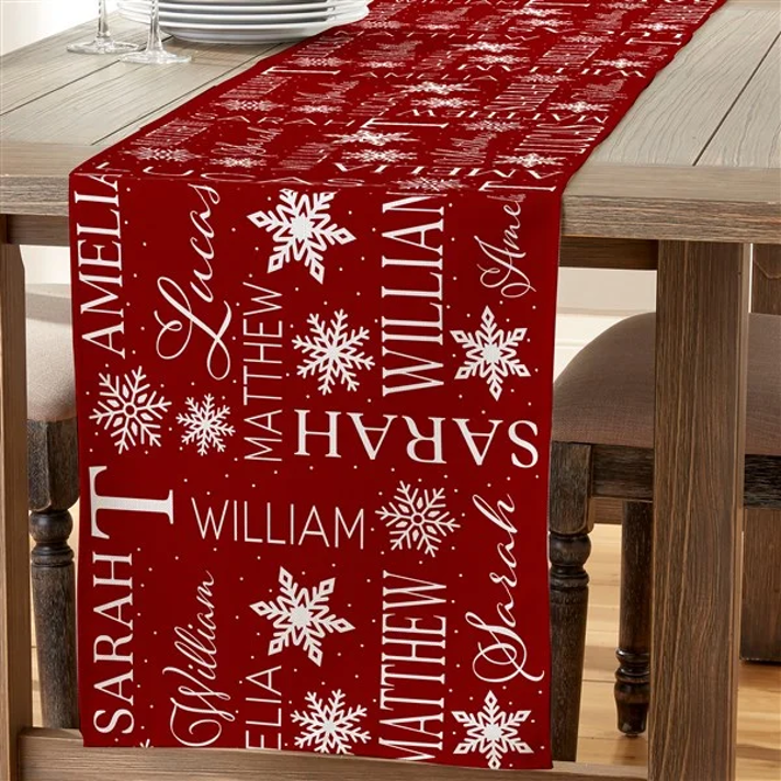 Family Name Table Runner